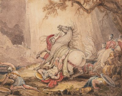 La conversión de Saulo de John Martin
