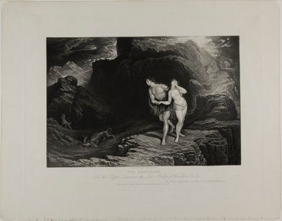 La expulsión, de Ilustraciones de la Biblia de John Martin