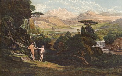 El jardín del Edén de John Martin