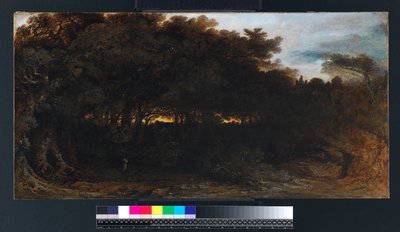 Crepúsculo en los bosques, 1850 de John Martin