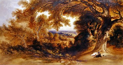 Vista cerca de Pembroke Lodge, Richmond Park de John Martin