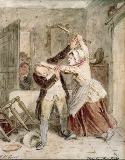 Una escena de Tom Jones, 1838 de John Massey Wright