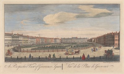 Perspectiva de Grosvenor Square de John Maurer
