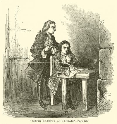 Ilustración para Historia de dos ciudades de Charles Dickens de John McLenan