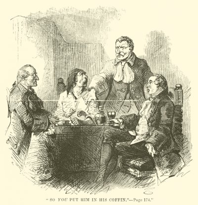 Ilustración para Historia de dos ciudades de Charles Dickens de John McLenan