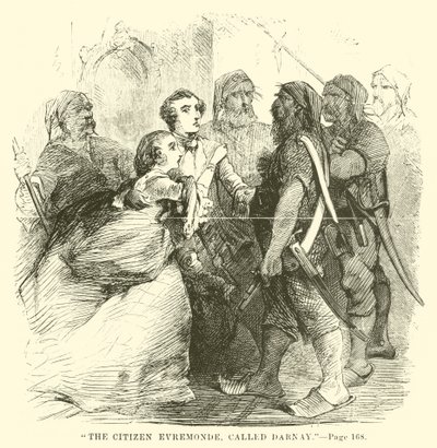 Ilustración para Historia de dos ciudades de Charles Dickens de John McLenan