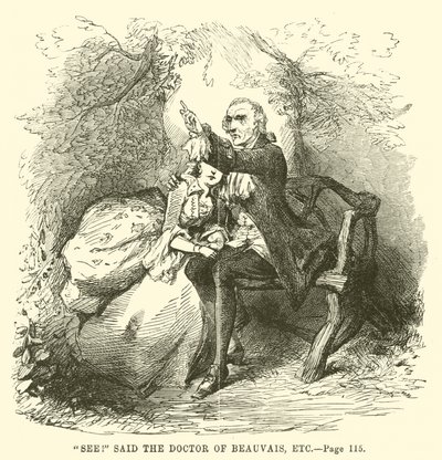 Ilustración de Historia de dos ciudades de Charles Dickens de John McLenan
