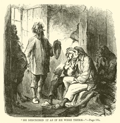 Ilustración de Historia de dos ciudades de Charles Dickens de John McLenan