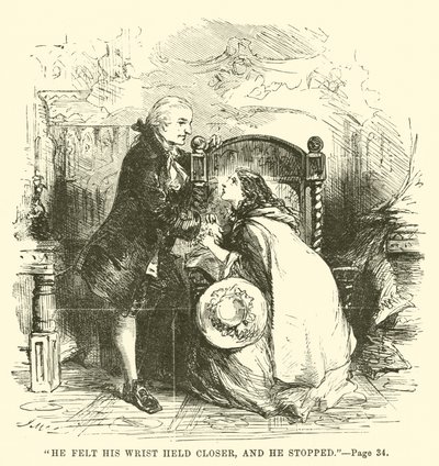 Ilustración de Historia de dos ciudades de Charles Dickens de John McLenan