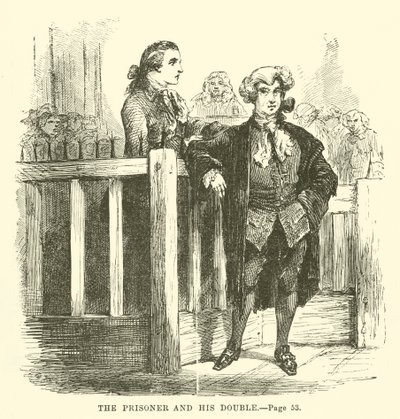 Ilustración de Historia de dos ciudades de Charles Dickens de John McLenan
