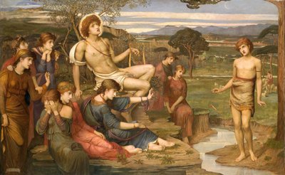 Apolo y Marsias de John Melhuish Strudwick