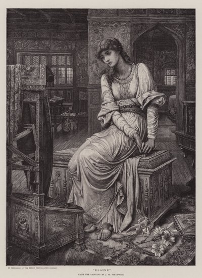 Elaine de John Melhuish Strudwick