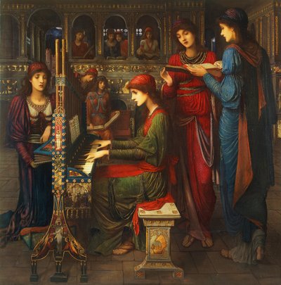Vísperas, Santa Cecilia de John Melhuish Strudwick