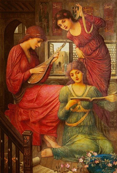 En los días dorados de John Melhuish Strudwick