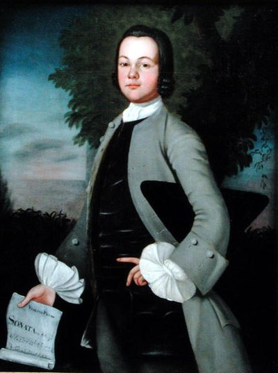Autorretrato, c.1753-54 de John Meng