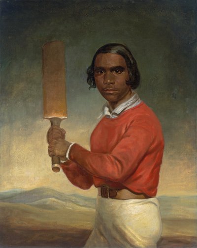 Retrato de Nannultera, un joven jugador de críquet de Poonindie
Título alternativo  

Nativo de Australia Meridional, alumno de la Institución Misionera de Poonindie de John Michael Crossland