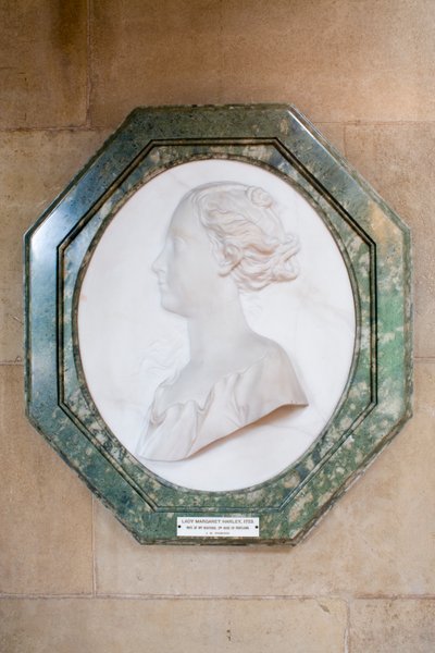 Bajorrelieve de Margaret Cavendish, luego Duquesa de Portland, c.1723 de John Michael Rysbrack