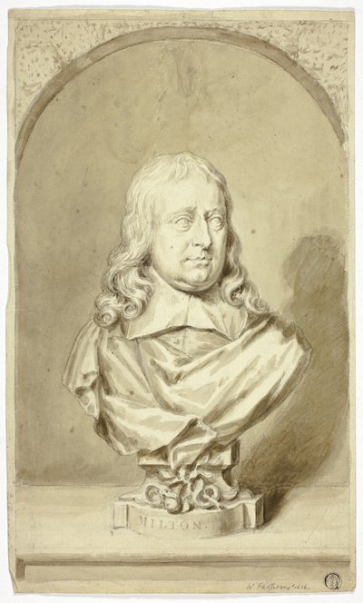 Busto de Milton de John Michael Rysbrack