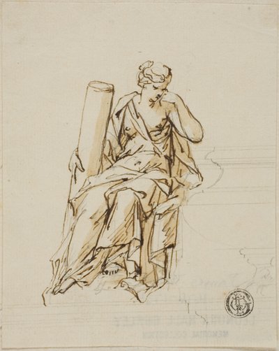 Fortaleza: Diseño No Ejecutado para el Monumento al Primer Duque de Marlborough de John Michael Rysbrack
