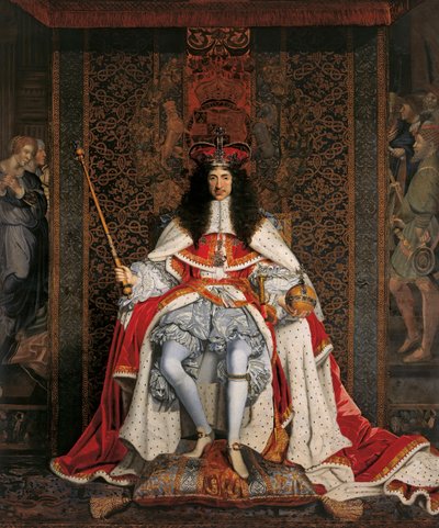 Retrato de Carlos II de Inglaterra 1630-1685, ca 1676 de John Michael Wright