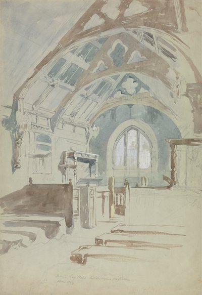 Interior de la capilla Rag, Sir Robert Vaugn