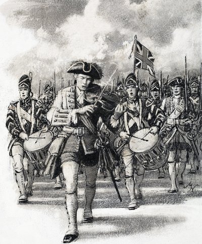 Marchando a la batalla de John Millar Watt
