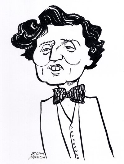 Alban Berg, caricatura - Compositor austriaco, 9 de febrero de 1885 - 24 de diciembre de 1935 de John Minnion