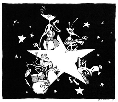 Alien All- Stars caricatura de John Minnion de John Minnion
