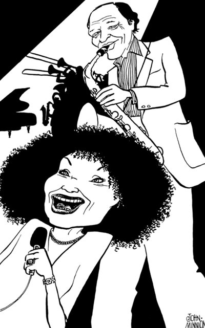 Cleo Laine y Sir John Dankworth Dame Cleo Laine, Lady Dankworth, nacida Clementina Dinah Campbell de John Minnion