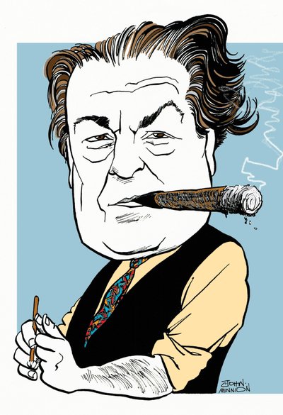 Villa-Lobos, Heitor con un puro de John Minnion