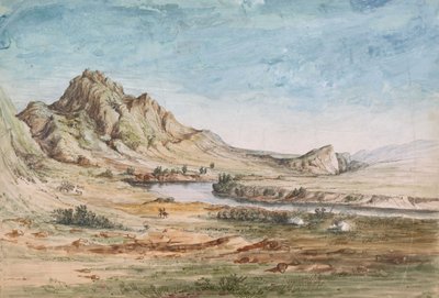 Dientes de oso, río Misuri, Puerta de las Montañas de John Mix Stanley