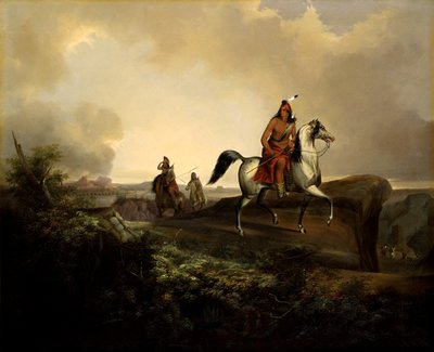 Cuchillo Negro, un guerrero apache, 1846 de John Mix Stanley