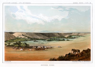 Río Cheyenne, EE.UU. de John Mix Stanley