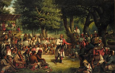El juicio de Chaqueta Roja de John Mix Stanley