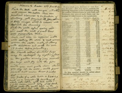 Páginas del diario de John Montgomery Roberts, uno de los primeros colonos en Morton, Illinois, 1830-86 de John Montgomery Roberts