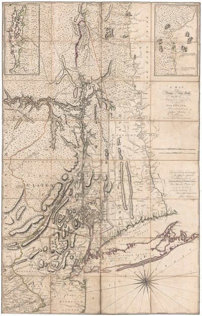 Mapa de Nueva York por Montresor de John Montresor
