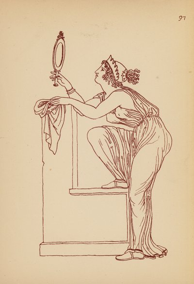Traje femenino de la Antigua Grecia (litografía) de John Moyr Smith