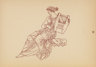 Traje femenino de la Antigua Grecia (litografía) de John Moyr Smith