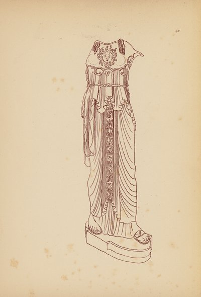 Traje femenino de la Antigua Grecia (litografía) de John Moyr Smith