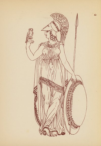 Traje femenino de la Antigua Grecia (litografía) de John Moyr Smith