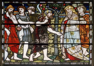 Abadía de Paisley, Cottire & Co, atribuido a John Moyr Smith, Trabajadores en el Viñedo, 1873 de John Moyr attr.to Smith