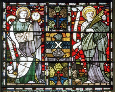 Abadía de Paisley, Cottire & Co, atribuido a John Moyr Smith, Verdad y Castidad, 1873 de John Moyr attr.to Smith