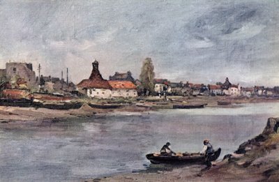 Strand on the Green (litografía en color) de John Muirhead