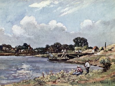 Teddington (litografía en color) de John Muirhead