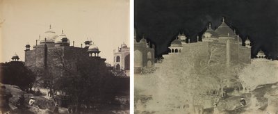 Taj Mahal, Back View of the Rest-House, with Figure de John Murray