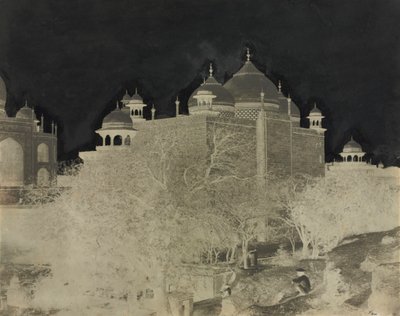 Taj Mahal, Back View of the Rest-House, with Figure de John Murray