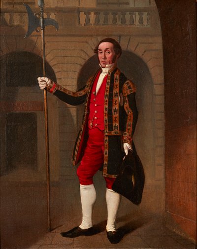 Retrato de un funcionario de la ciudad de Edimburgo (óleo sobre tabla) de John Myles