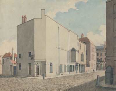 Argyll Concert Rooms, Regent Street, Londres: Perspective de John Nash