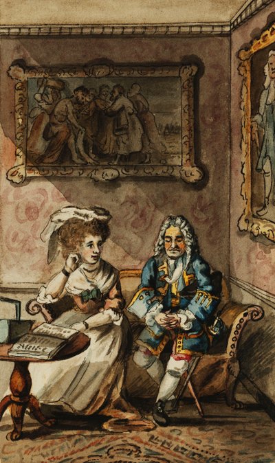 Un Conjunto de Doce Ilustraciones para Tristram Shandy de John Nixon