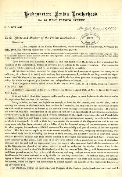 Carta circular de John O